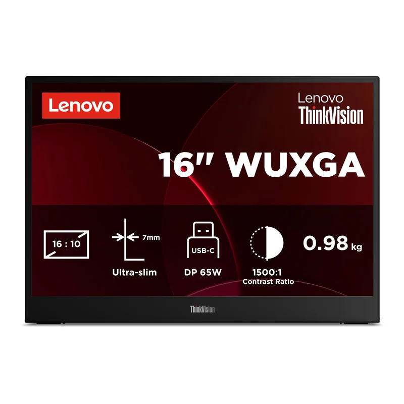 Lenovo ThinkVision M16 16" WUXGA IPS Portable Monitor