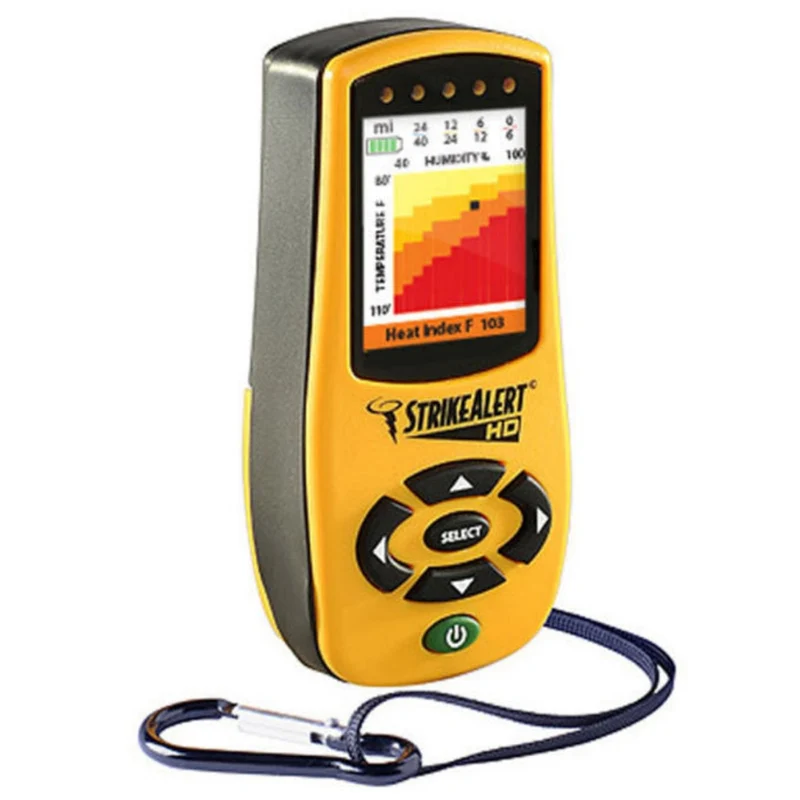 Strike Alert LD4000 HD Field Lightning Detector with Heat Index