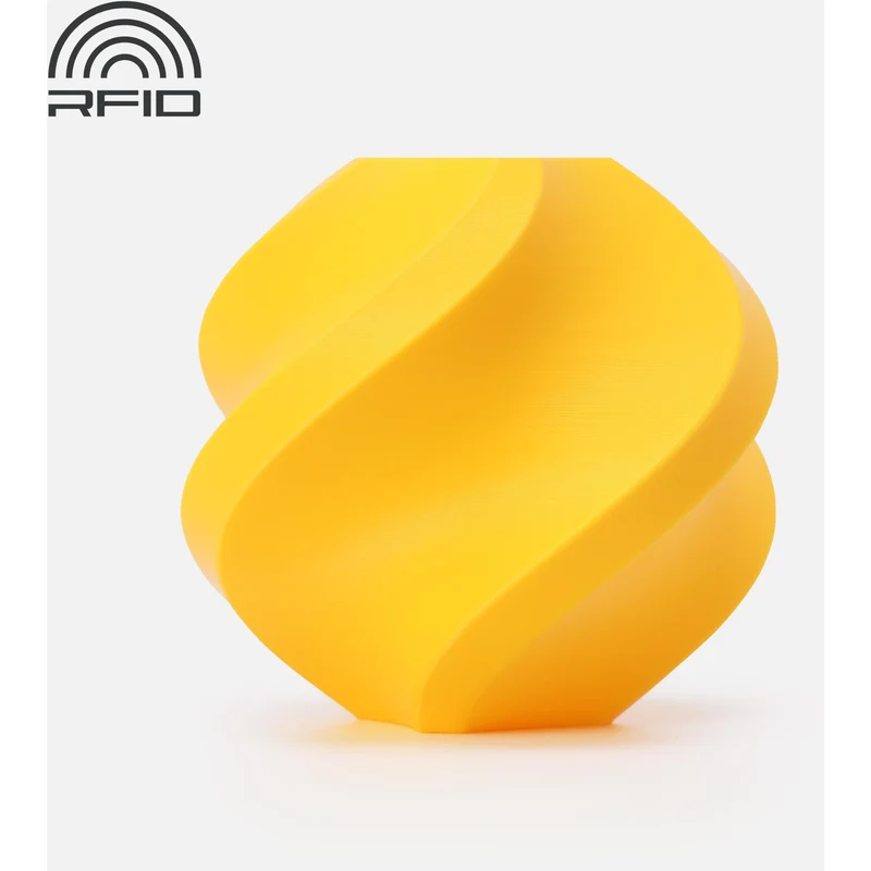 Bambu Lab PLA Basic 3D Printer Filament Refill (Sunflower Yellow) [1kg]