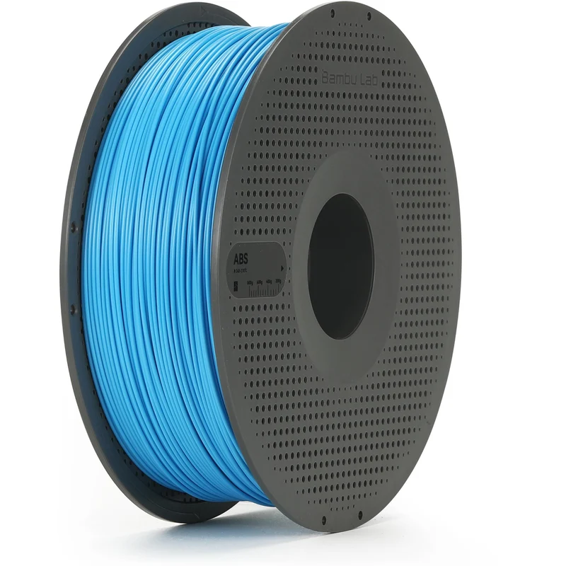 Bambu Lab ABS 3D Printer Filament With Spool (Azure) [1kg]