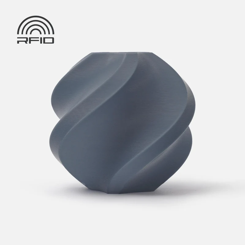 Bambu Lab PLA Basic 3D Printer Filament Refill (Blue Grey) [1kg]