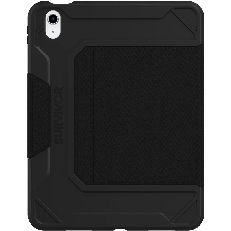 Griffin Survivor Rugged Folio Case for iPad A16/10.9" (Black)