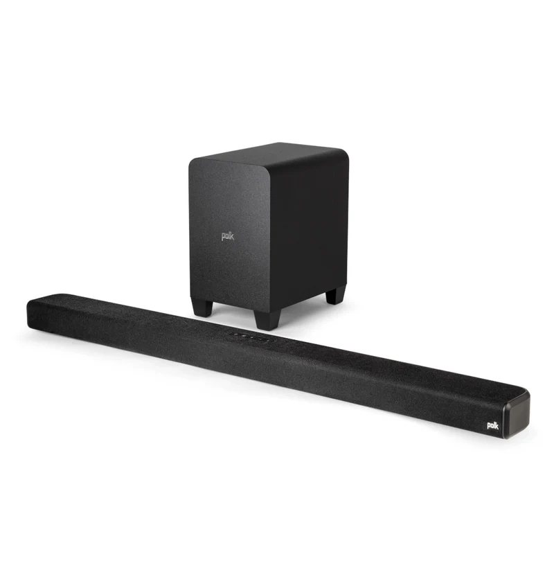 Polk Audio Signa S4 Dolby Atmos 3.1.2 Sound Bar with Wireless Subwoofer Black