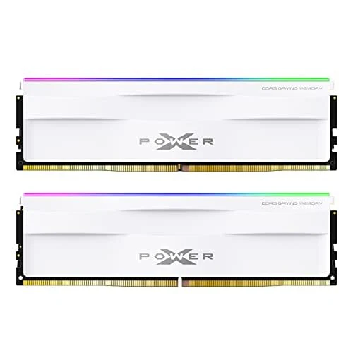 Silicon Power XPOWER Zenith 32GB (2x16GB) CL36 RGB DDR5 6000MHz Gaming Memory (White)