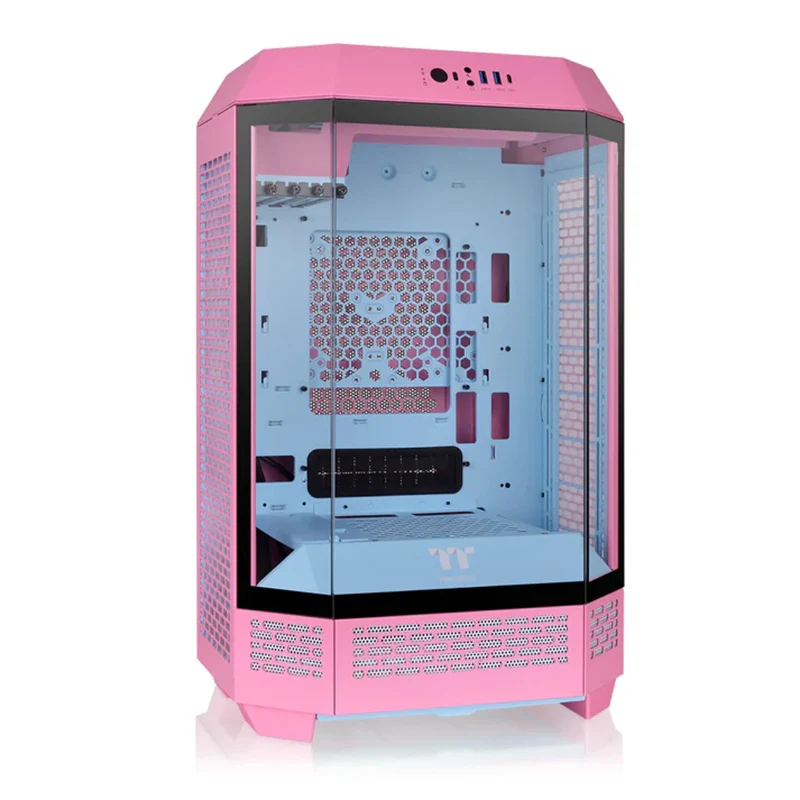 Thermaltake CA1Y400SAWN00 The Tower 300 TG mATX Case (Bubble Pink)