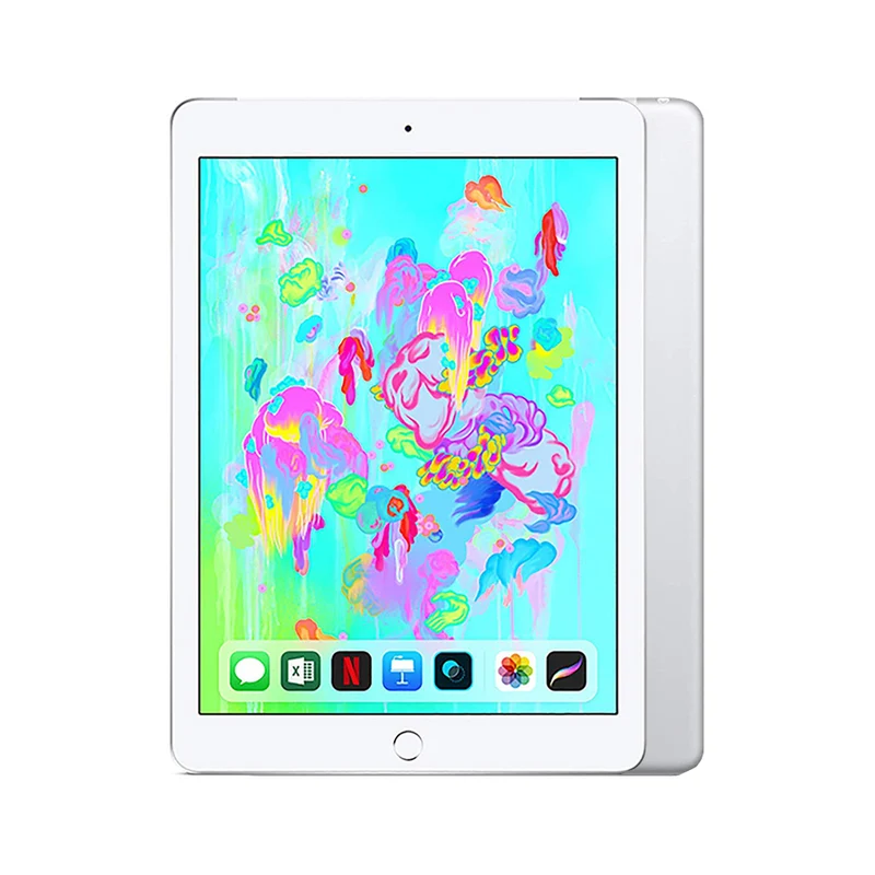 Apple iPad 6th Gen (2018) 9.7" A10 4G 32GB Silver [~Refurbished: Excellent]