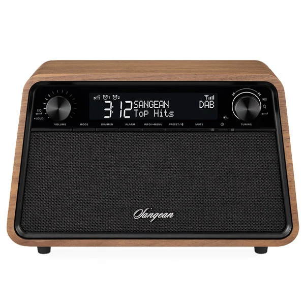 Sangean WR-201D DAB/FM Radio - Vintage Walnut