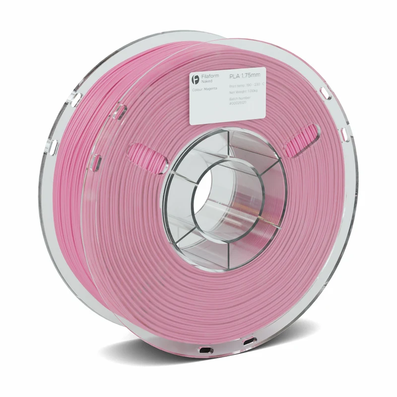Filaform Naked PLA 3D Printer Filament 1.75mm 1kg (Magenta)