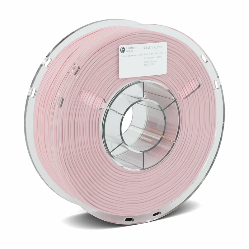 Filaform Naked PLA 3D Printer Filament 1.75mm 1kg (Strawberry Pink)