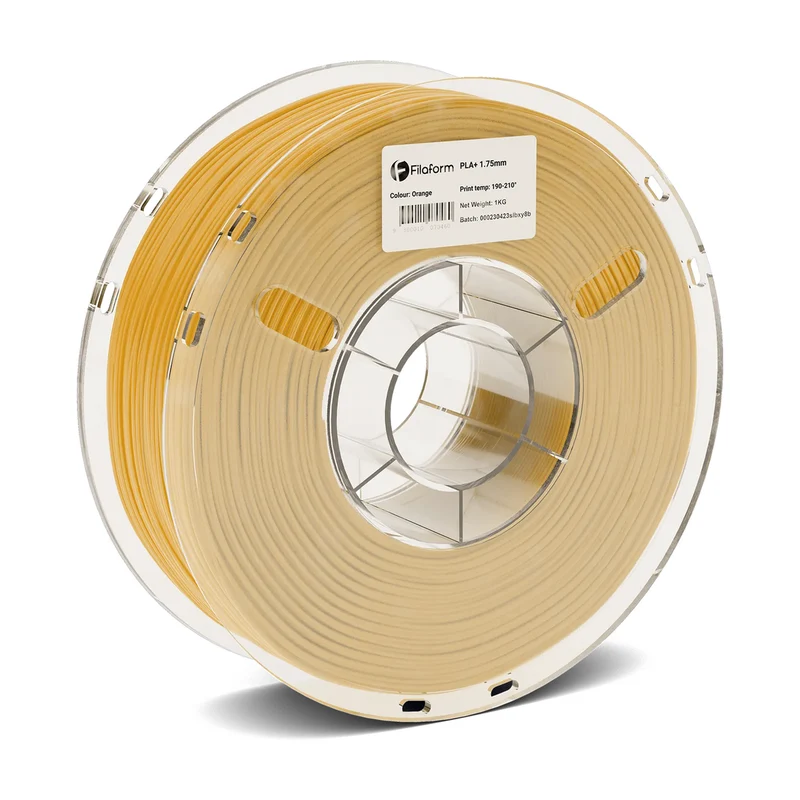 Filaform Tough PLA+ V3 3D Printer Filament 1.75mm 1kg (Orange)