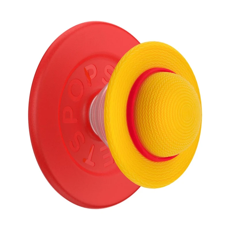 One Piece X PopSockets - PopGrip MagSafe Phone Grip/Stand with Swappable Top (Luffy's Hat)