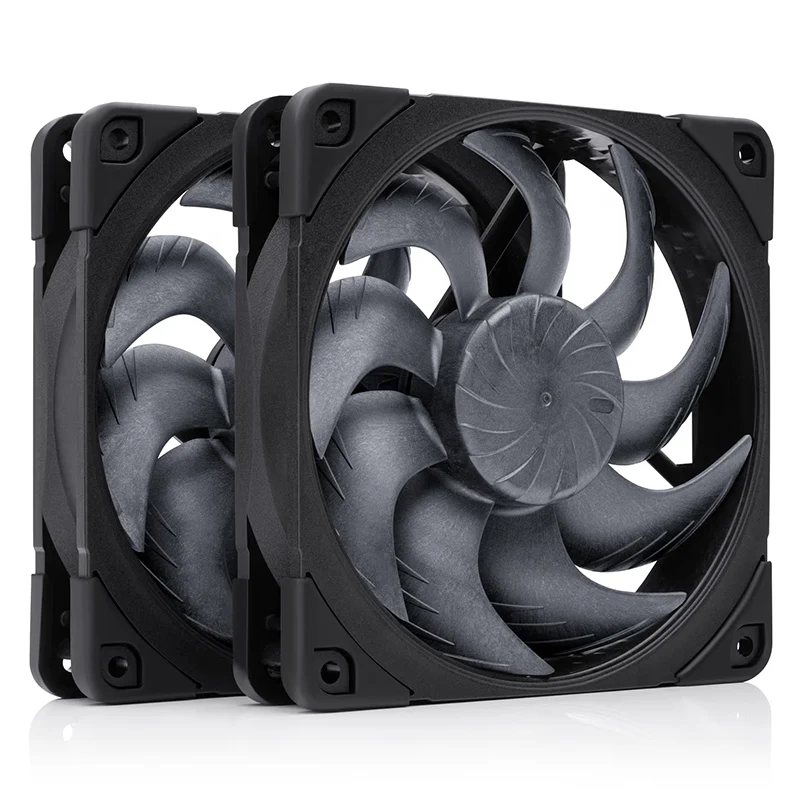 Noctua F-A12X25 G2 PWM 120mm Chromax Fan - Black 2 Pack (NF-A12X25 G2 PWM SX2-PP-CH-BK)