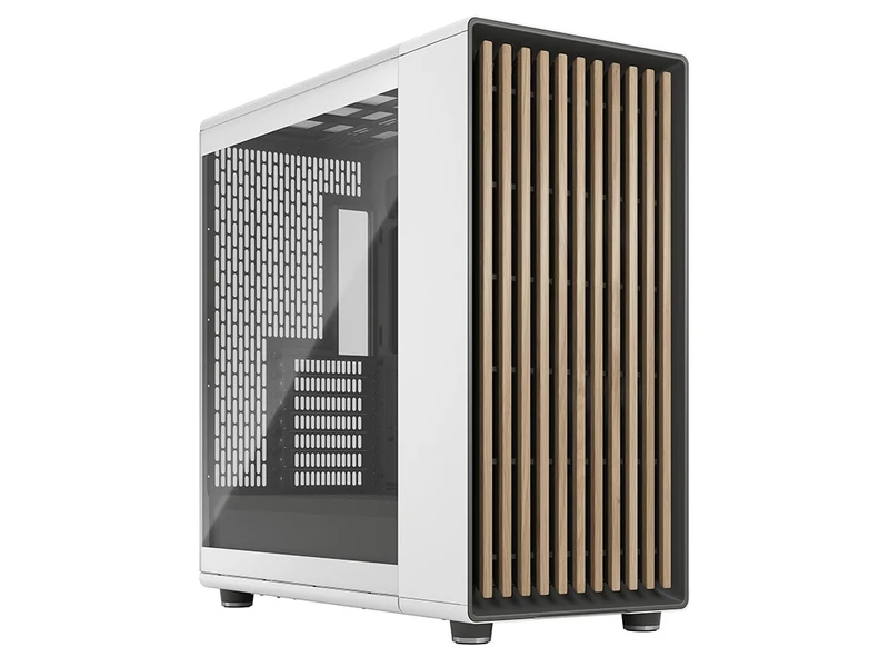 Fractal Design North XL Mid-Tower Case - Chalk White TG Clear