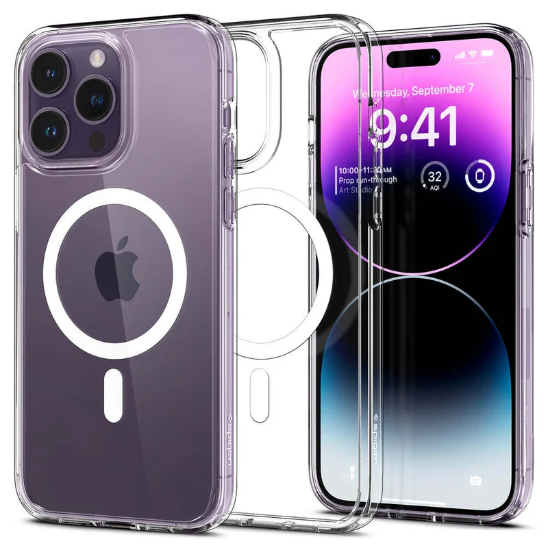 Spigen Apple iPhone 14 Pro Ultra Hybrid Mag (MagFit) Case - White