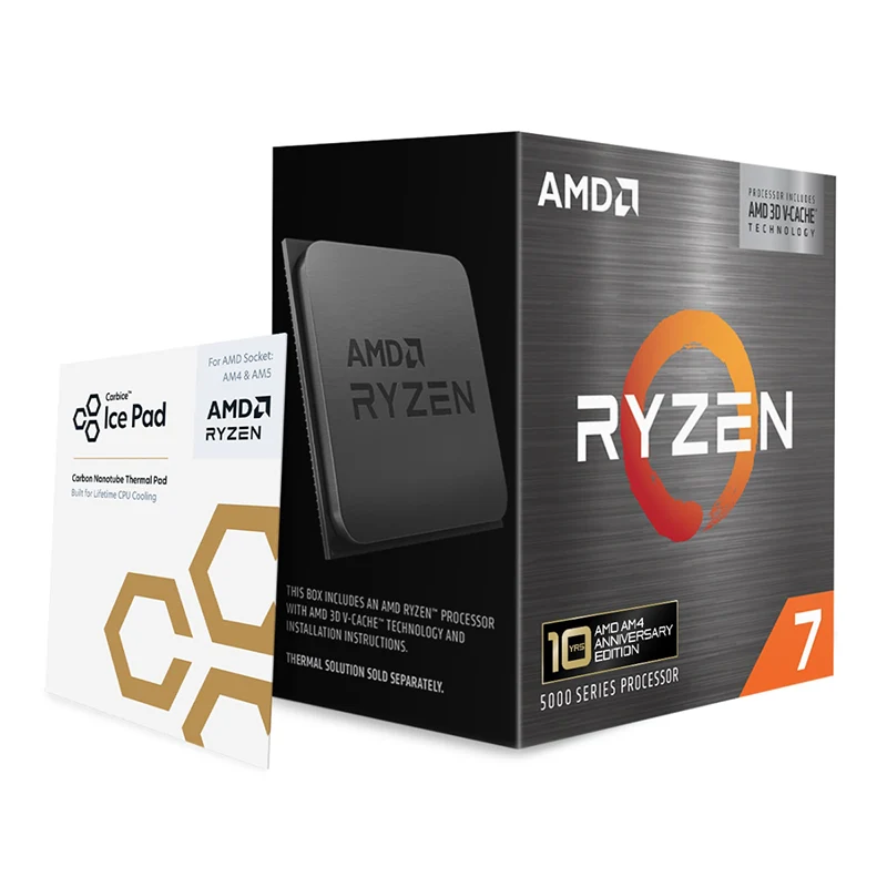 AMD Ryzen 7 5800X3D 8 Core AM4 4.5GHz CPU Processor (100-100000651POF)