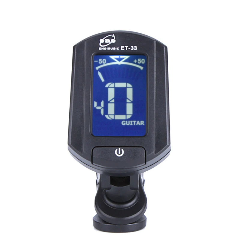 Axiom Electronic Digital Clip On Tuner for Guitar, Bass, Ukulele and Violin