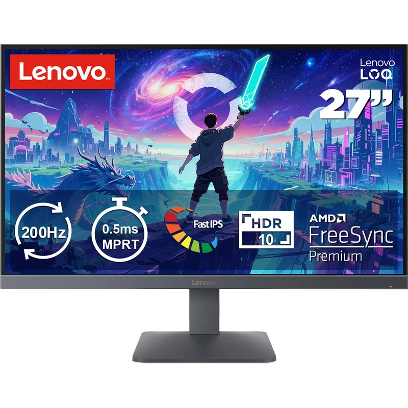 Lenovo LOQ 27-10 27" FHD 200Hz Gaming Monitor