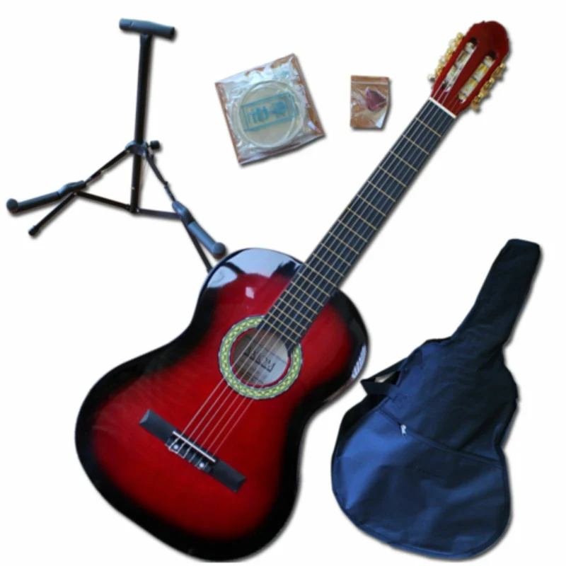 AXIOM Children's Guitar Pack 3/4 Size (Red)