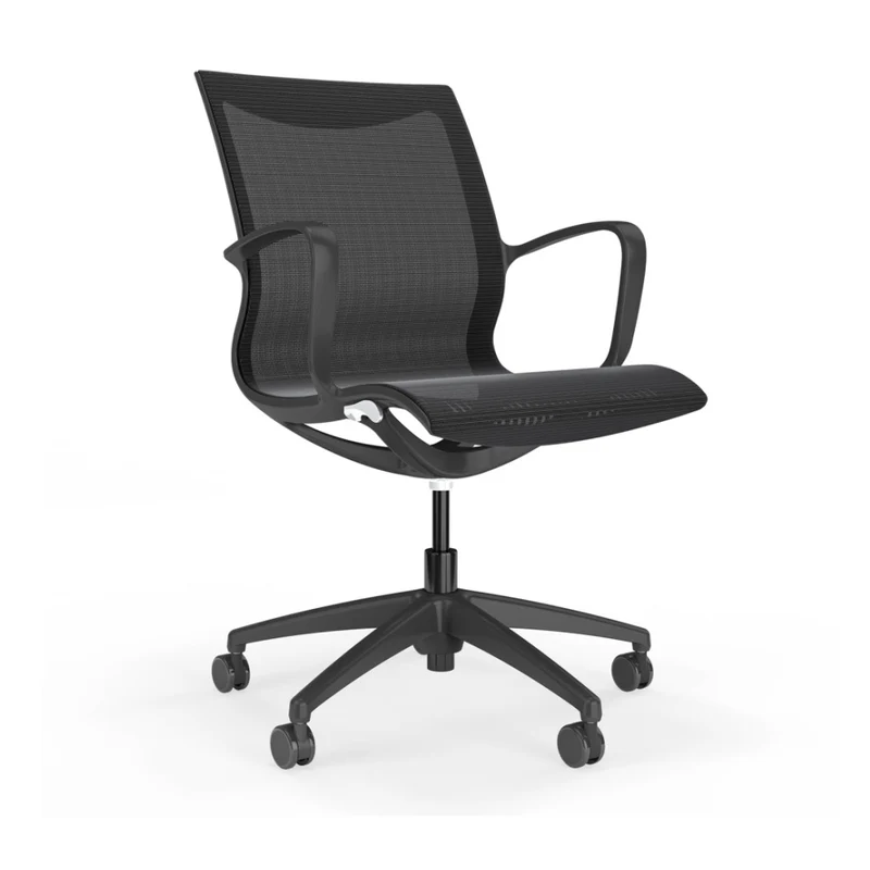 Sabia Ellison Pre-Assembled Chair Mesh Ergonomic Office Adjustable Seating (Black)