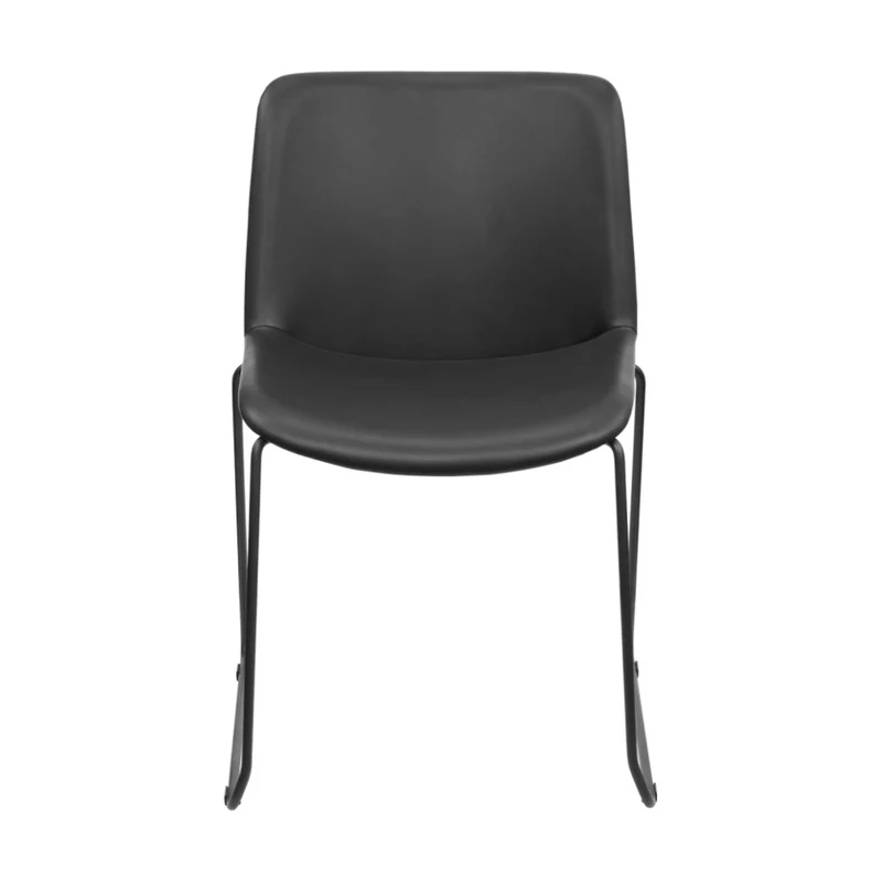 Sabia Arden Pre-Assembled Chair Stackable Office Seating Padded Seat (Black)