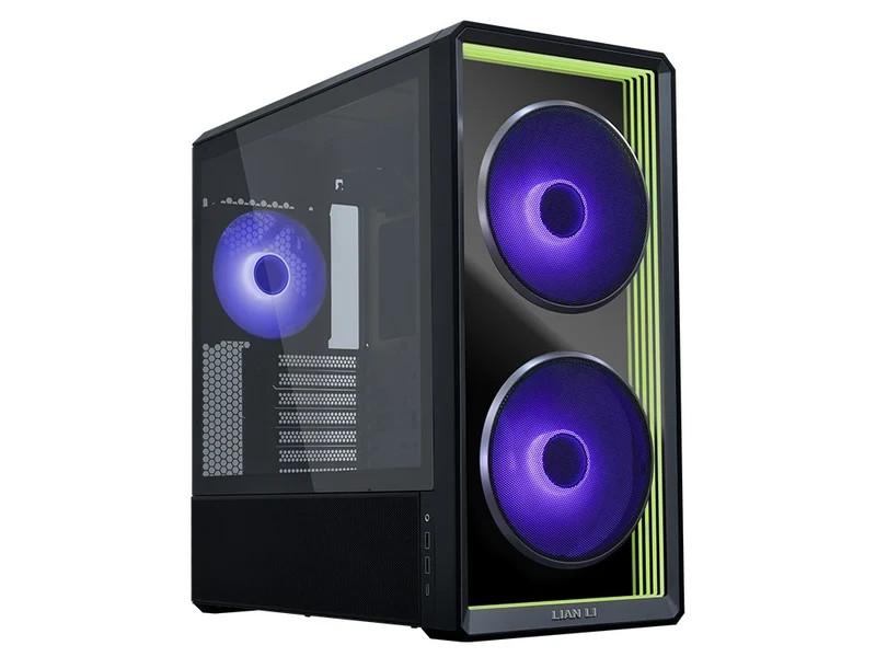 Lian Li Lancool 217 INF Infinity Mirror ATX Mid-Tower Case - Black