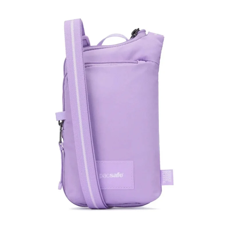 Pacsafe Go Anti-Theft RFID Blocking Tech Secure Crossbody Bag Lavender