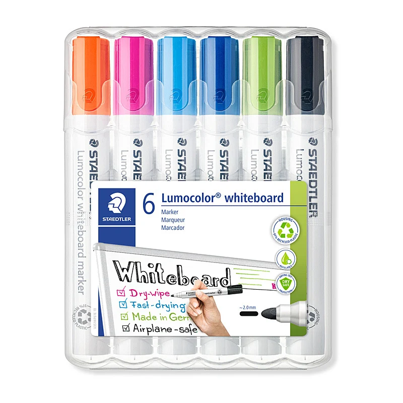 Staedtler Whiteboard Marker 351 Bulletpoint (Assorted) [Case 6]