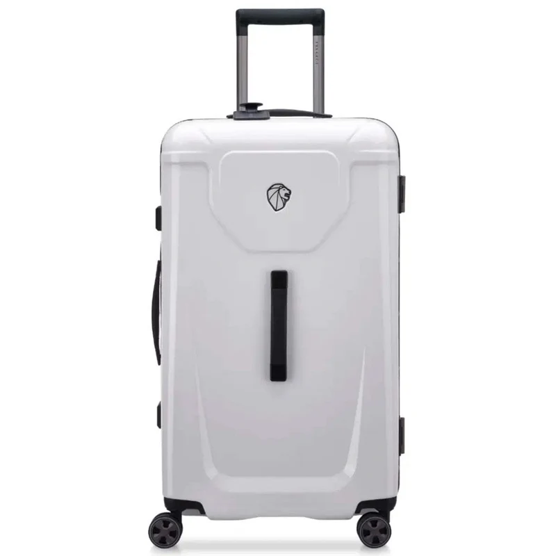 Delsey Peugeot 73 cm 4-Wheel Trunk Suitcase - White