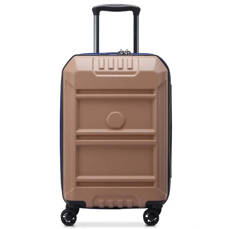 Delsey Rempart 55 cm 4-wheel Expandable Cabin Suitcase - Brown