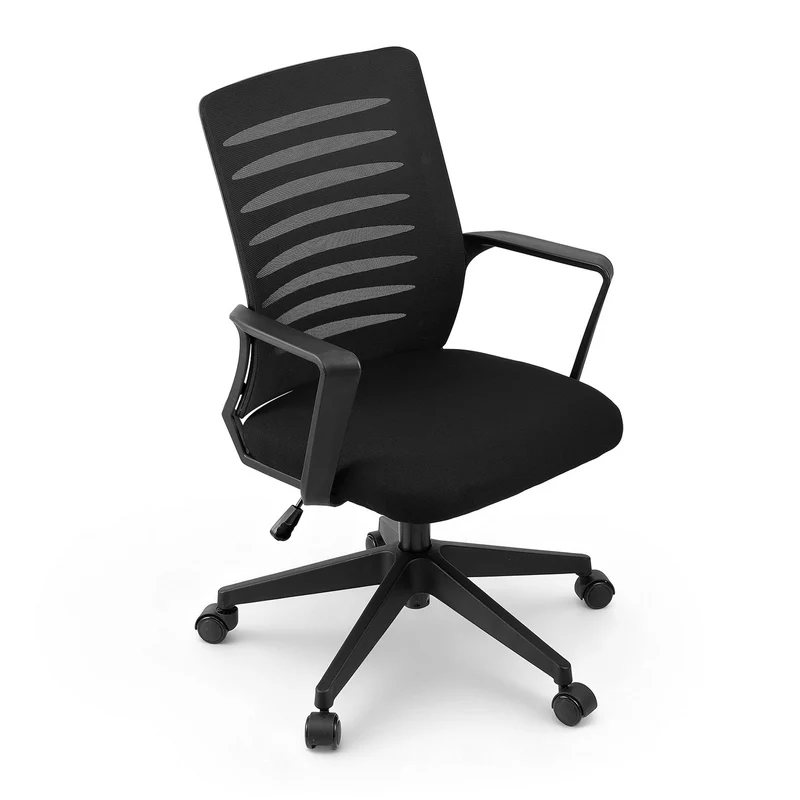 Artiss Ergonomic Office Chair Mesh Computer Desk Chairs with Lumbar Support (Black)