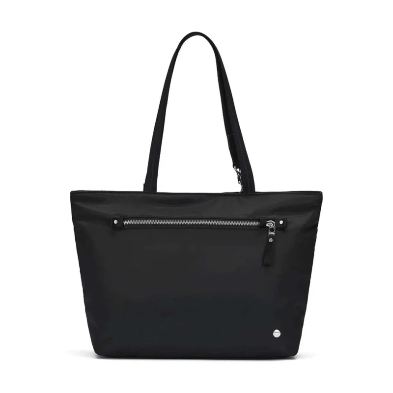 Pacsafe W Anti-Theft RFID Blocking Carryall 13" Laptop Tote Bag Black