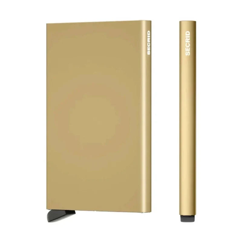 Secrid Cardprotector Compact RFID Aluminium Cards Wallet Gold
