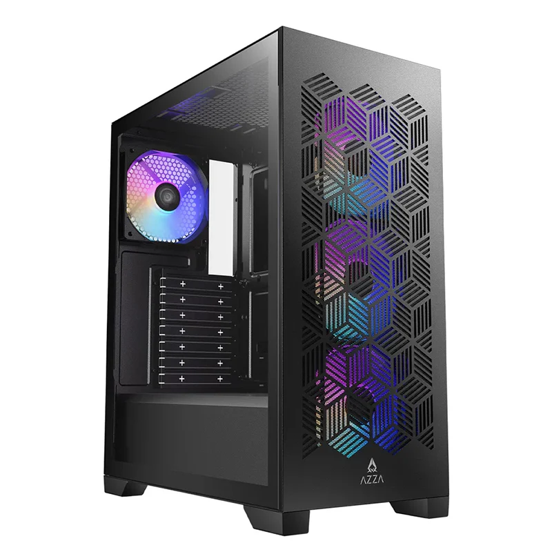 AZZA AeroHex Mid Tower ATX Case (CSAZ-203A03)