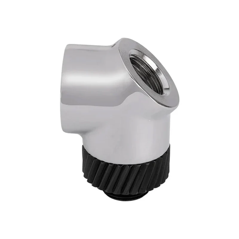 Thermaltake Pacific SF 45 Degree Adapter - Silver Black (CL-W397-CU00SL-A)