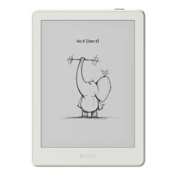 BOOX Go 6 (Gen II) 6" 300PPI Android eReader (Shell White)