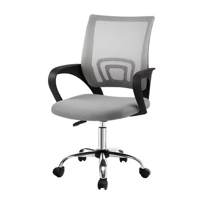 Artiss Mesh Office Chair Mid Back (Grey)