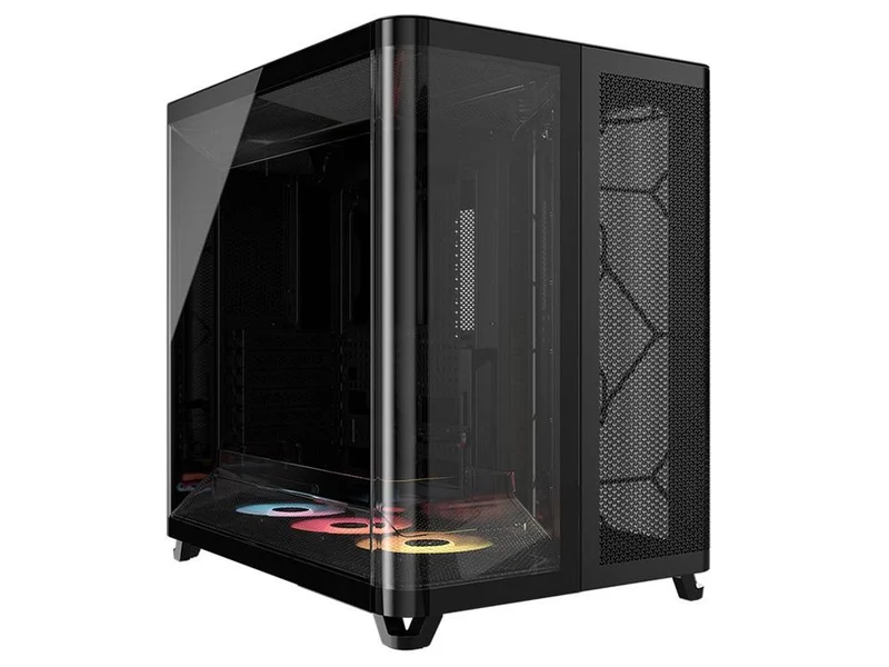 Corsair AIR 5400 RS-R ARGB Tempered Glass Mid-Tower Case - Black