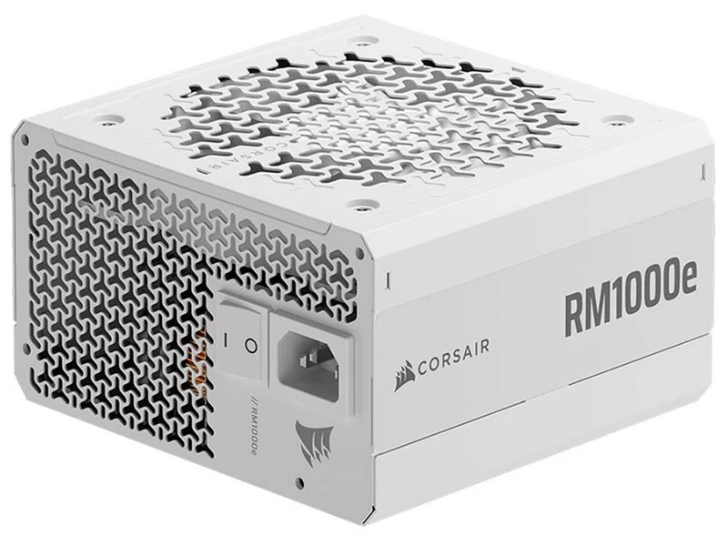 Corsair RM1000e 1000W Cybenetics Gold Fully Modular Low-Noise ATX Power Supply - White