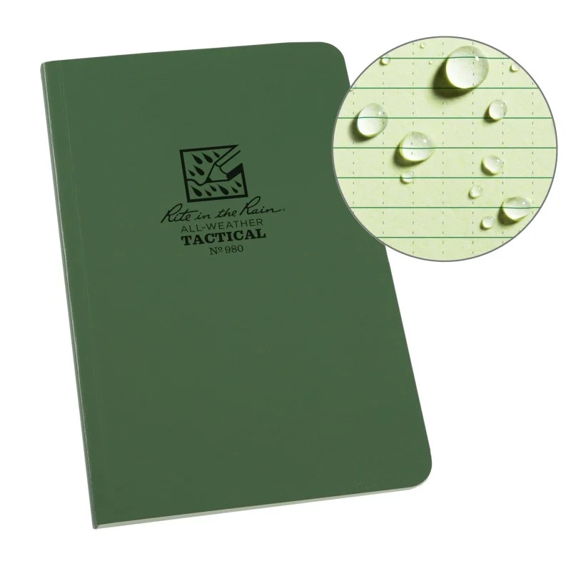 Rite in the Rain | Tactical Field Book 4.25 x 7.25 - Universal - Green