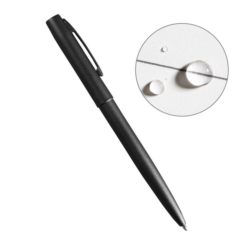 Rite in the Rain All Weather Metal Clicker Pen Refillable - Black