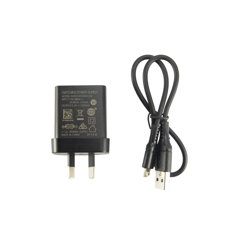 Ledlenser USB Wall Charger and Micro USB Cable for SEO H14R.2 H7R.2 iH6R
