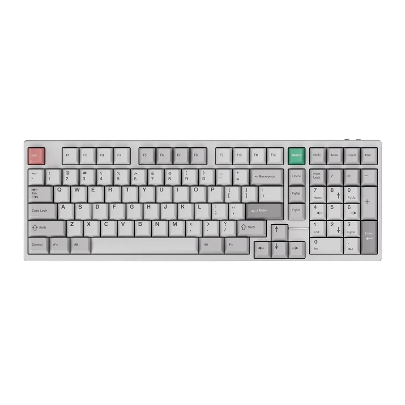 Qwetykeys Neo Studio Neo98 Prebuilt Wireless Mechanical Keyboard (Spray-coated White)