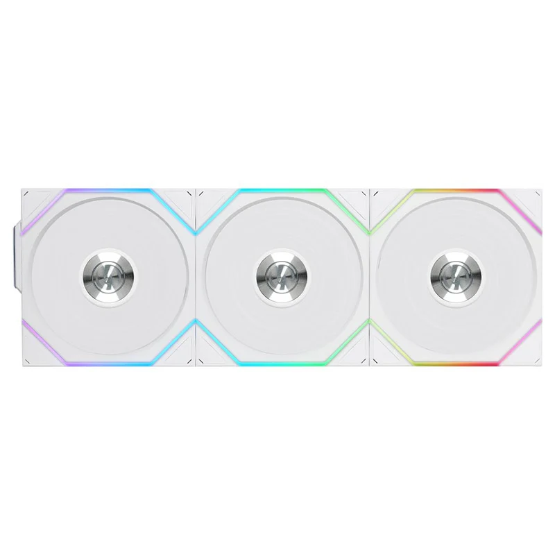 Lian Li Uni Fan TL Wireless 120mm Reverse Blade Fan White - 3 Pack (12RTL1W3W)